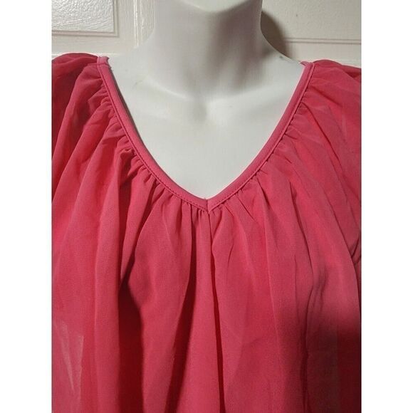 Summer Style Off Shoulder Casual Dresses Ruffle Pink Dress - Picture 8 of 10